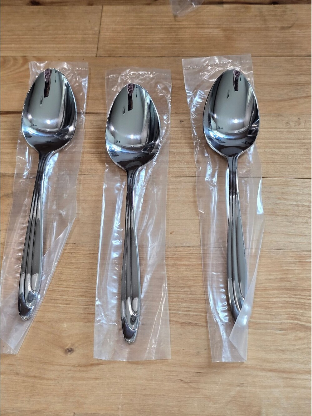 Reed & Barton Elise Set of 3 Teaspoons Stainless Flatware KOREA H6217 NOS